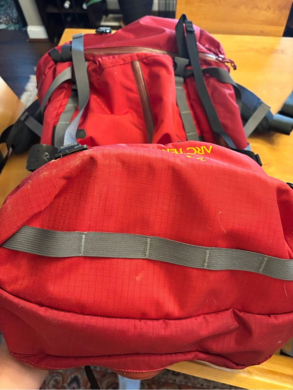 Arc'teryx Red Men's Bora 75 Backpack